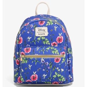 Loungefly Peter Pan Tinker Bell Floral Backpack
